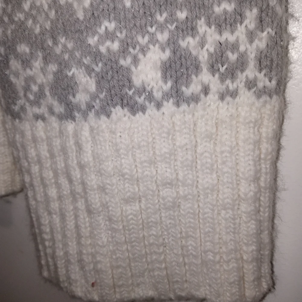 TAHARI GIRLS 4 WOOL BLEND 3 BUTTON CABLE KNIT CARDIGAN SNOWFLAKE SWEATER W BOW